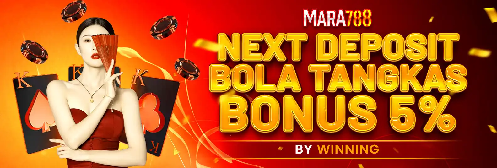 BONUS DEPOSIT 5 % BOLA TANGKAS BY WINNING